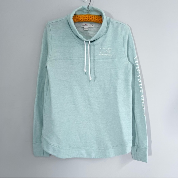 Vineyard Vines Funnel Neck Lightweight Sweater - Picture 1 of 6